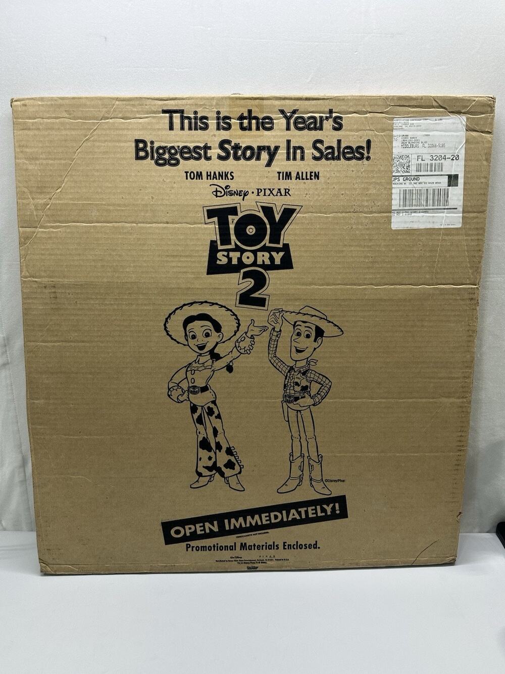 TOY STORY 2 STANDEE NIB